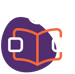 Icon of person holding book