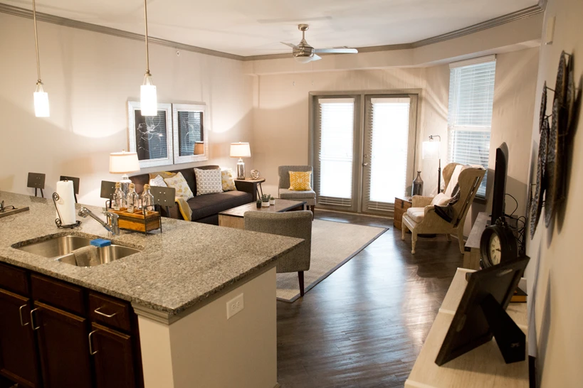 Guest housing living room