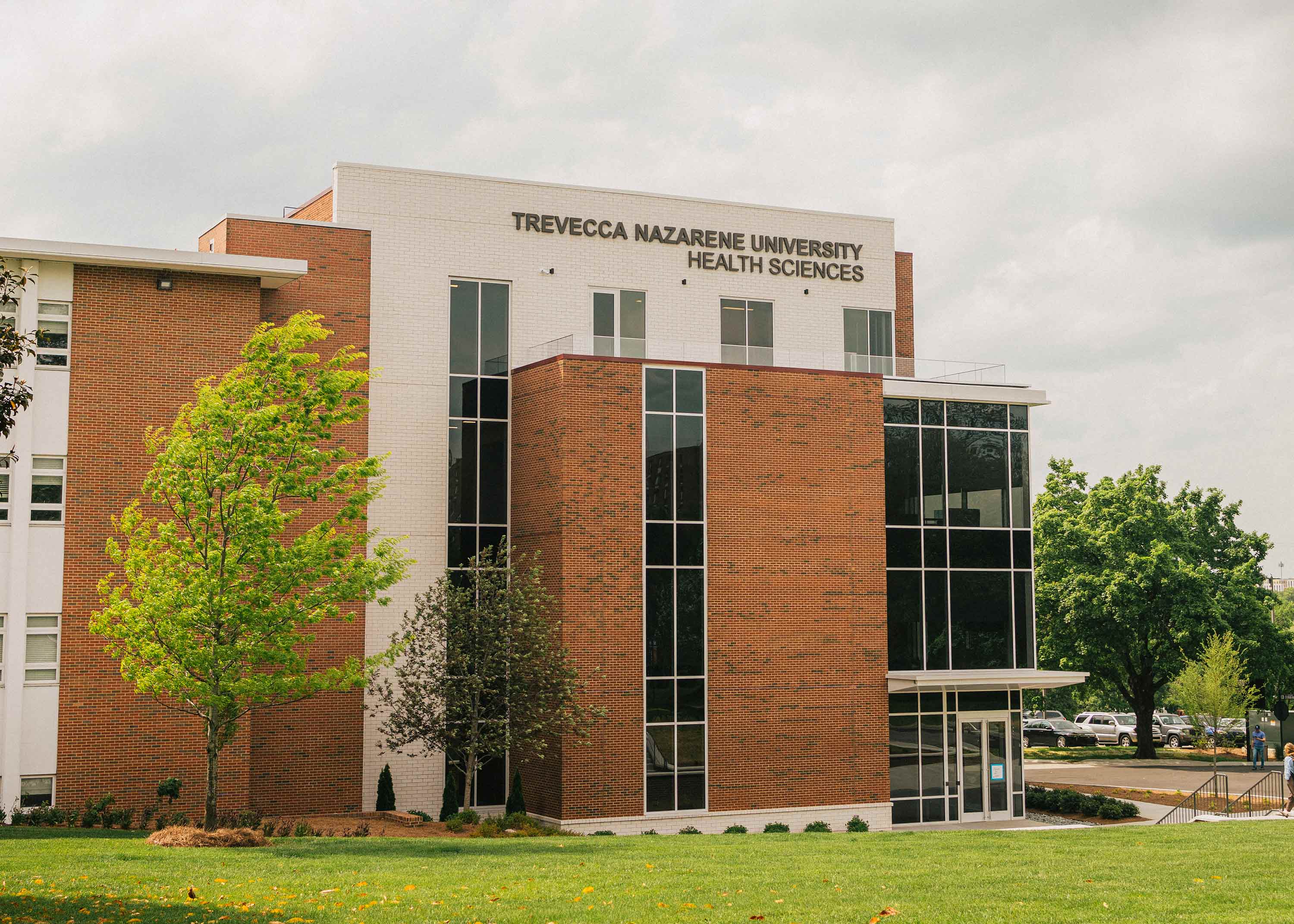 The new Health and Sciences Building exterior