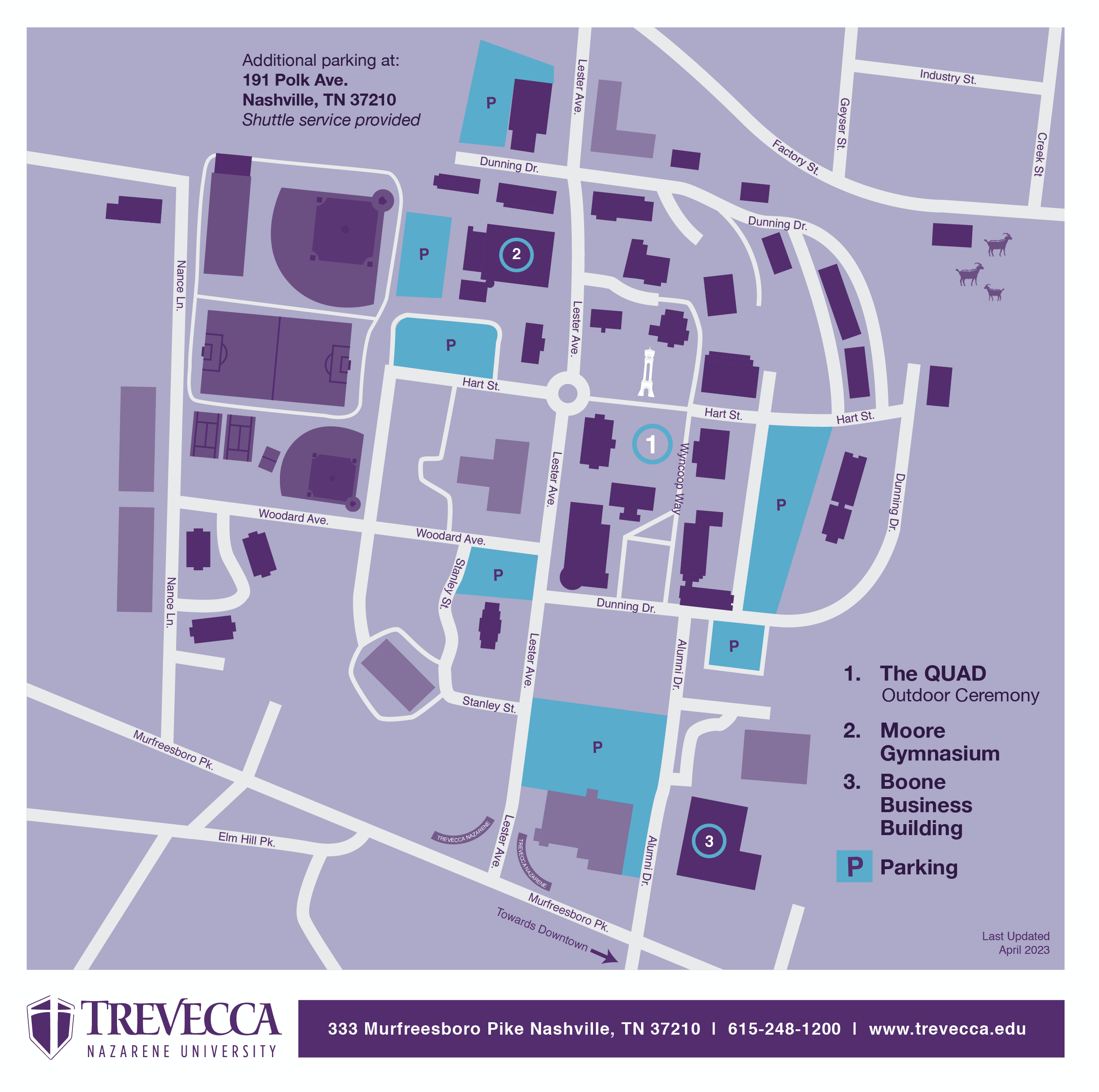 Commencement-Parking-Map